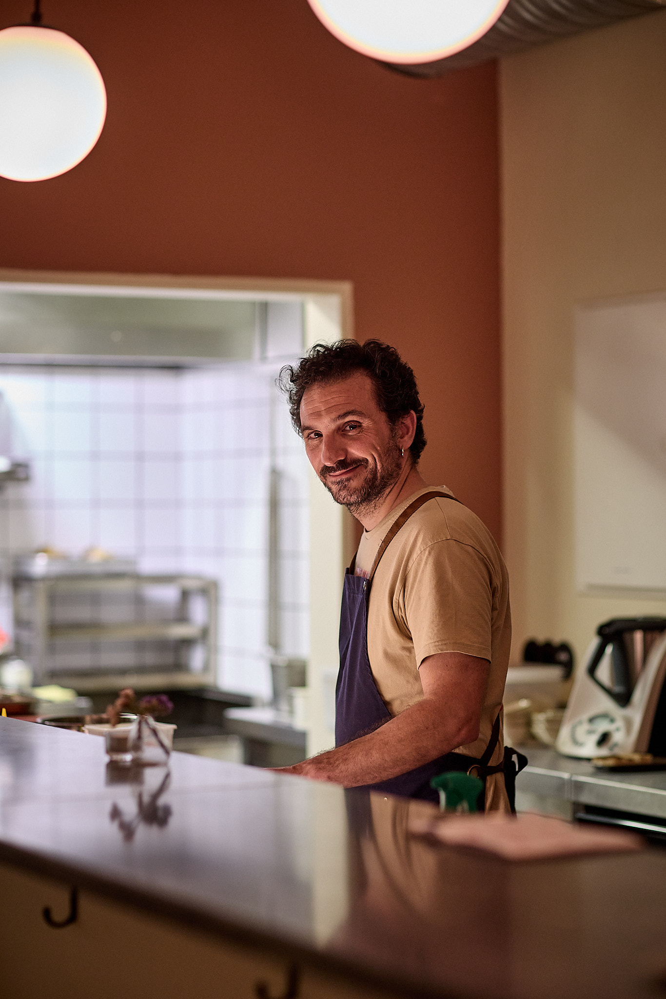Chef Vasco Lello at work at Turvo Lisboa Restaurant